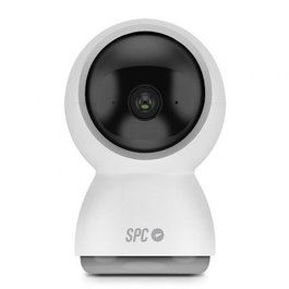 SPC Cámara de Videovigilancia SPC Lares 360 Full HD - Giro 360° Interior con Visión Nocturna, Detección de Personas/Sonido, Seguimiento, Audio Bidireccional, Control por App